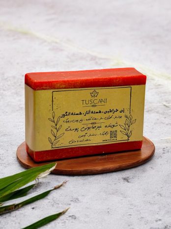 پن (صابون ملایم) جوان کننده پوست حاوی روغن هسته انار و انگور توسکانی | 100 گرم